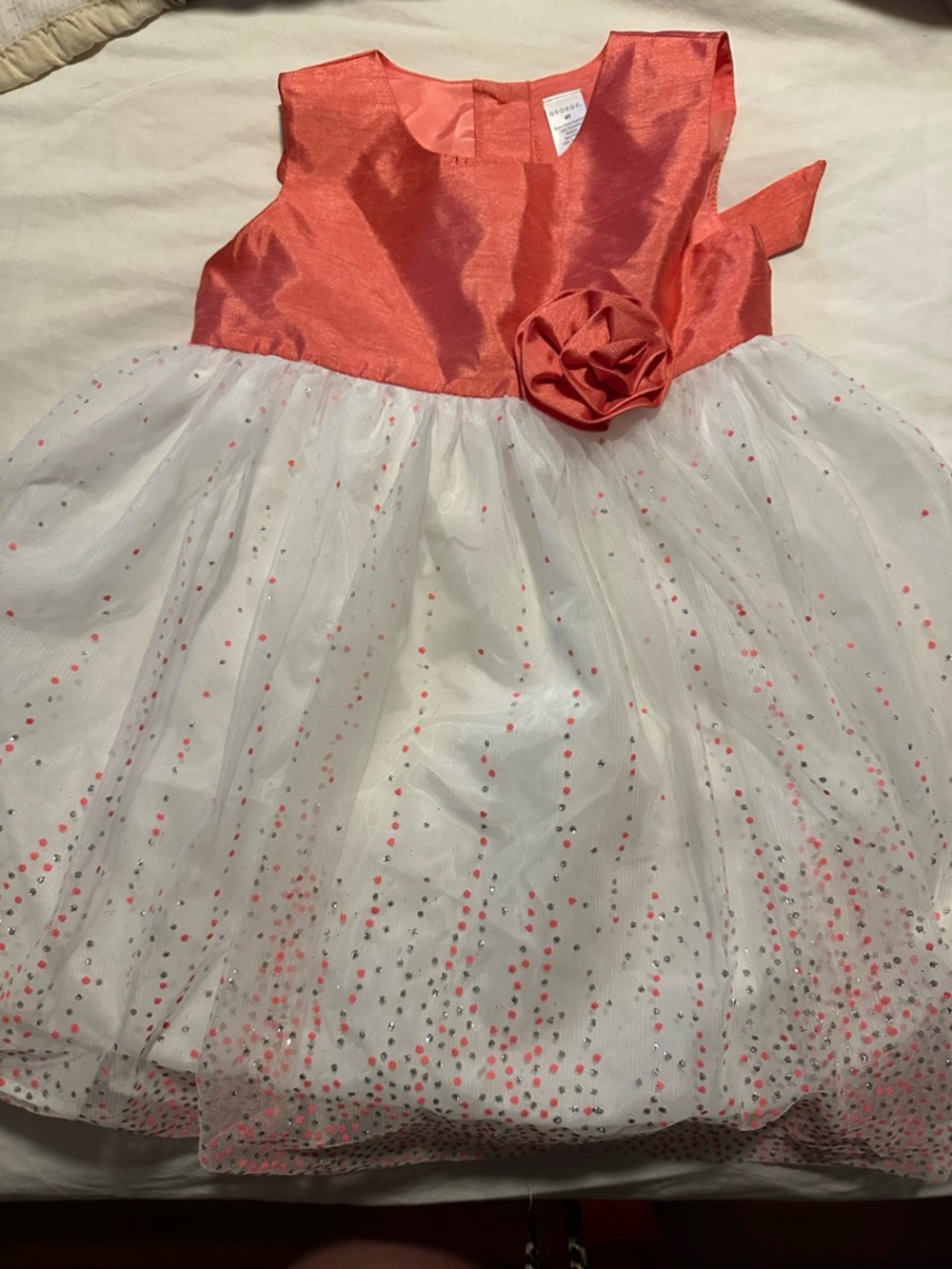 George Coral Satin Shell Top